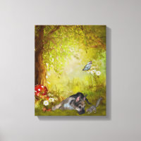 Art Chien d'Imaginaire Chien Allemand Berger