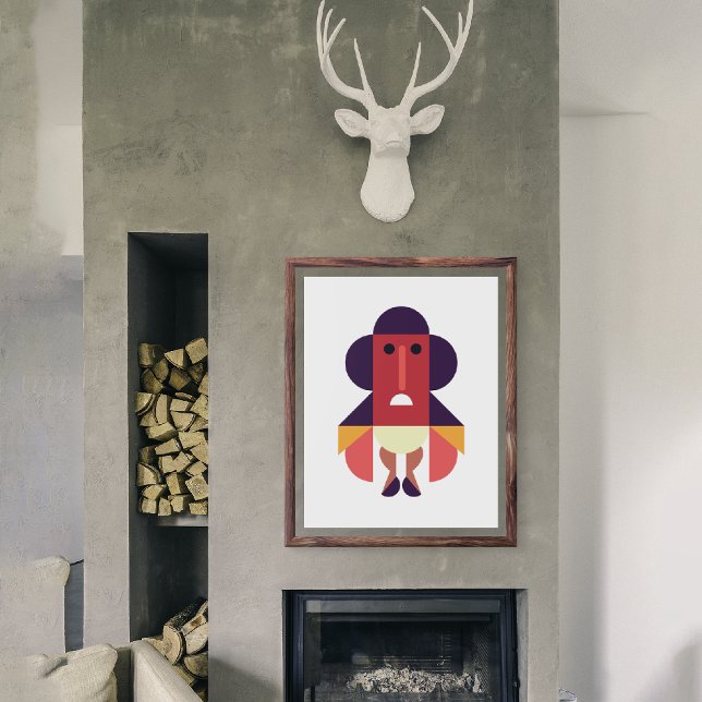 Toile Art Costume Romain (art print hanging modern fireplace)