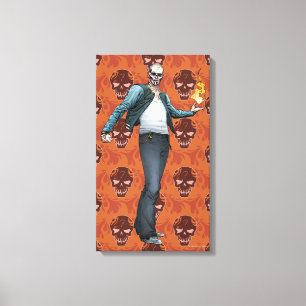 Toile Art de bande dessinée d'EL Diablo du peloton   de