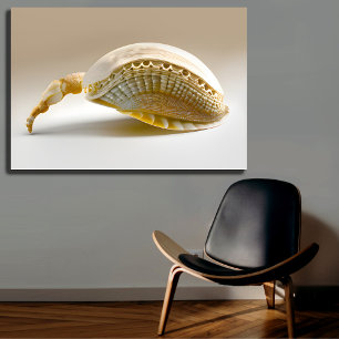 Toile Art de coquillage inspiré des océans
