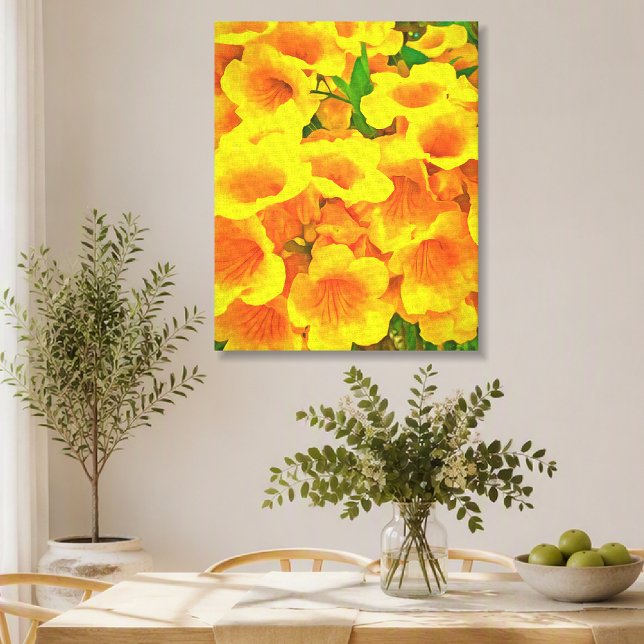 Toile Art de fleur tropicale Copa de Oro (Créateur téléchargé)