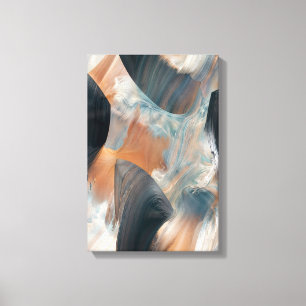 Toile Art de flux de paysage de rêve fluide abstrait