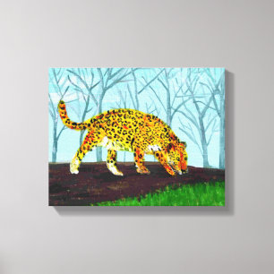 Toile Art de grand chat de Jaguar
