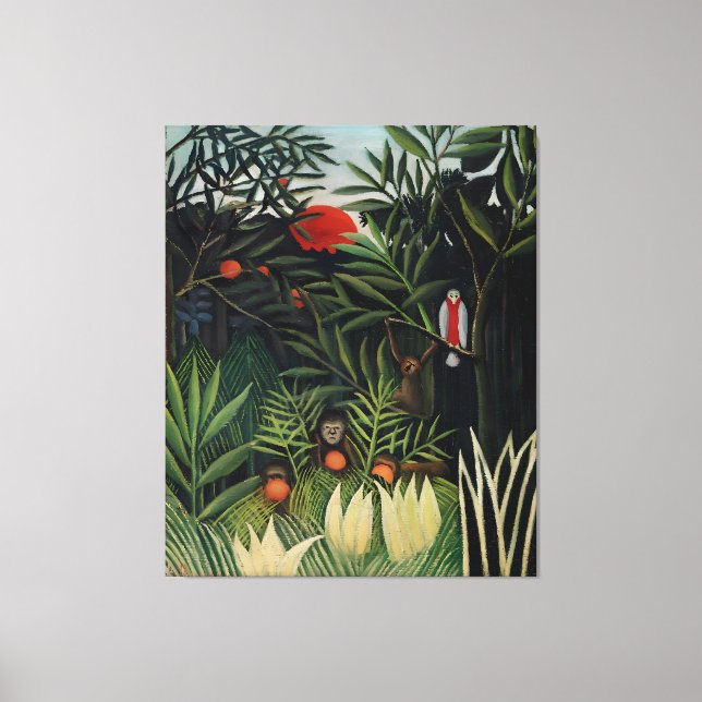 Toile art de Henri Rousseau (Recto)