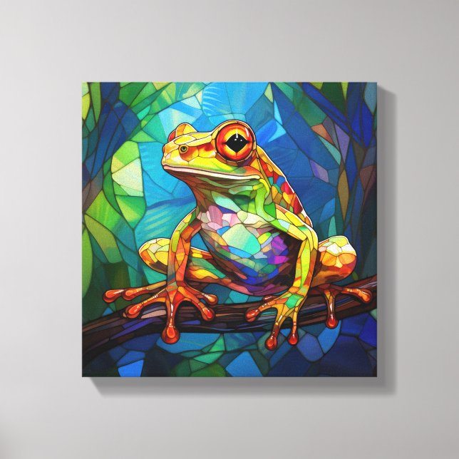 Toile Art de la grenouille (Recto)