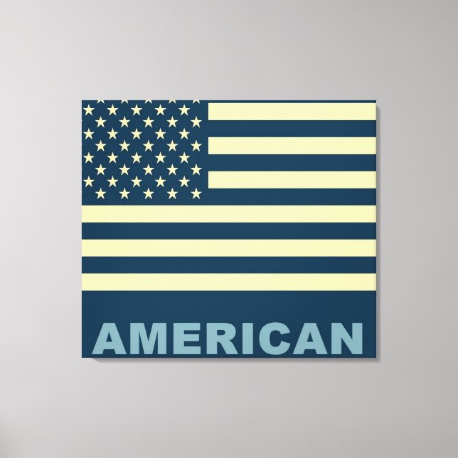 Toile Art de la pop drapeau américaine 5 (Recto)