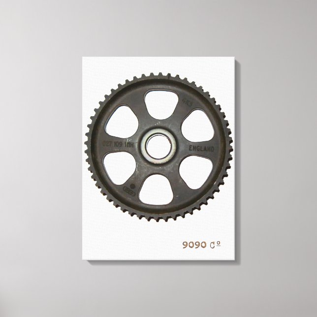 Toile Art de l'engrenage (Recto)