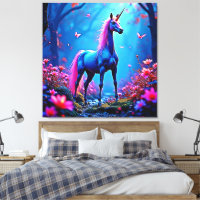 Art de licorne de fantasy mystique
