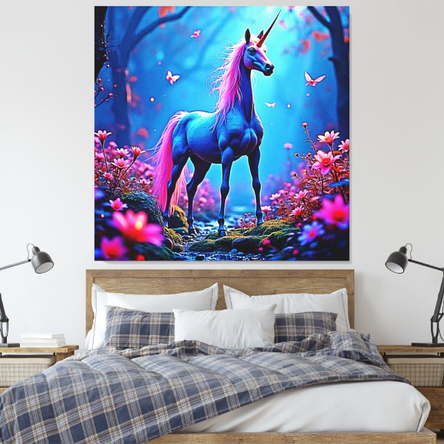 Toile Art de licorne de fantasy mystique (Insitu(Chambre))
