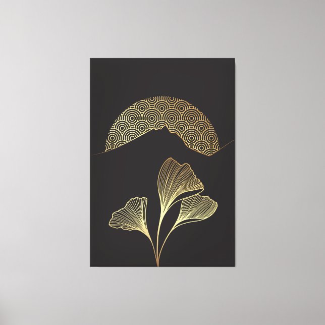 Toile Art de ligne de style japonais (Recto)