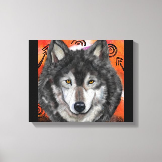 Toile Art de loup (Recto)