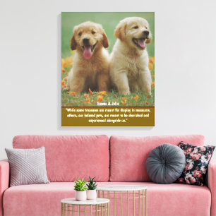 Toile Art de mur de photo de compagnie personnalisé pour