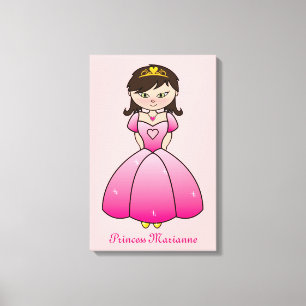 Toile Art de mur de princesse Personalized Girls Room