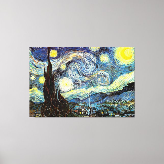 Toile Art de nuit Van Gogh Starry (Recto)