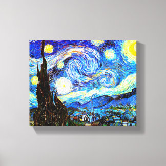 Toile Art de nuit Van Gogh Starry