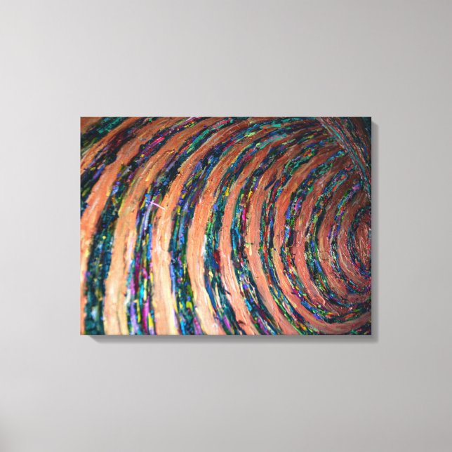 Toile Art de peinture de lignes d'hypne (Recto)