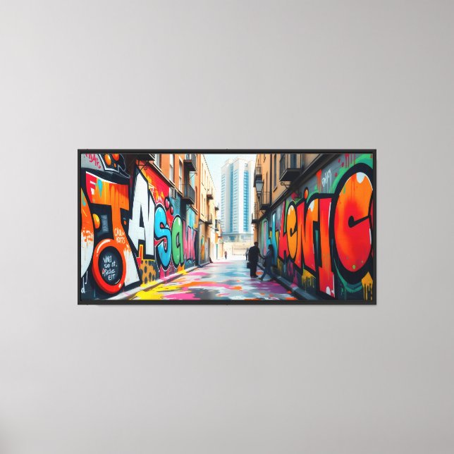 Toile Art de rue - (Recto)
