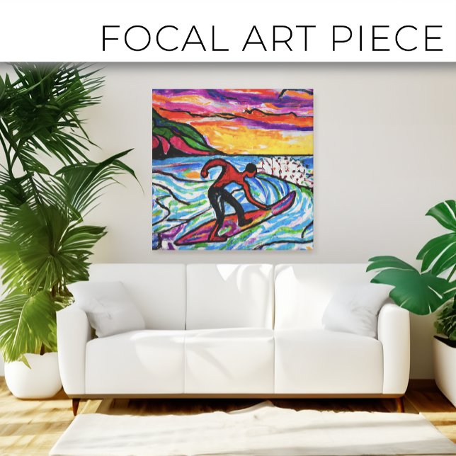 Toile Art de surf (Créateur téléchargé)