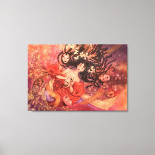 Toile Art d'imaginaire de masque de Noh de Japonais