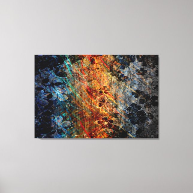 Toile Art du bois vintage (Recto)