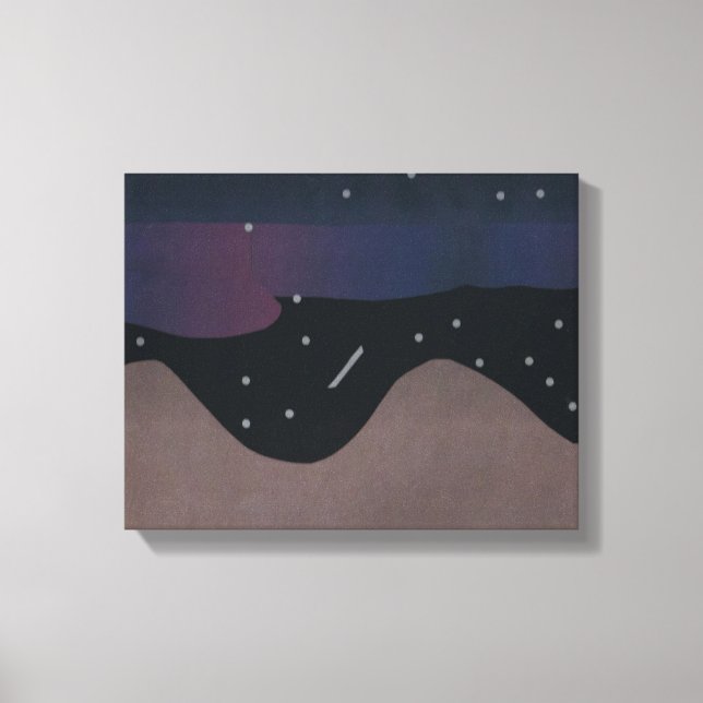 Toile Art du ciel nocturne (Recto)