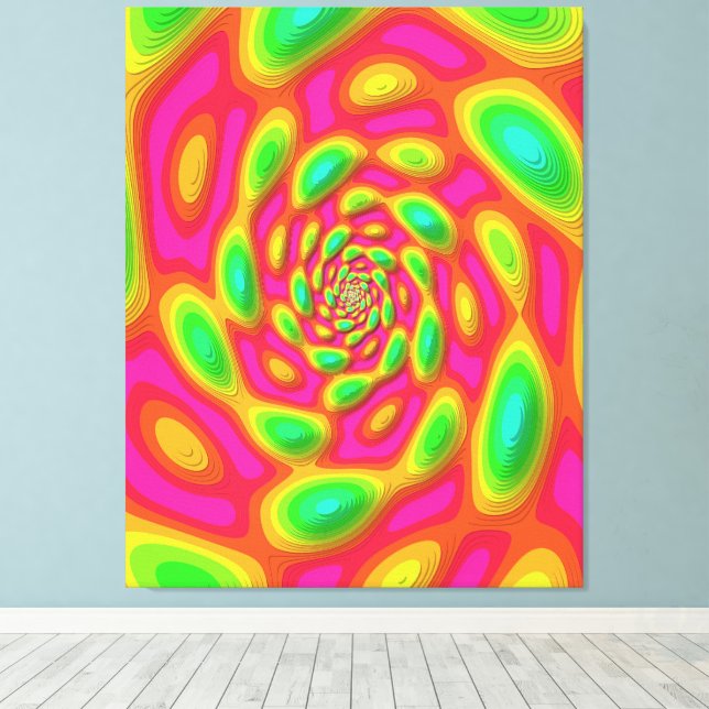 Toile Art du mandala de l'état propre quantique (Insitu (Plancher de Bois))
