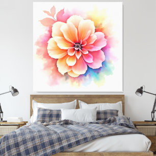 Toile Art floral dévoilé