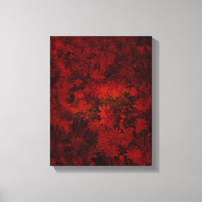 Toile Art floral / motif de fleurs moderne et cool (Recto)