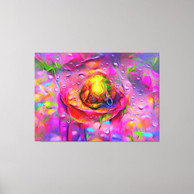 Toile Art Floral Surreal (Recto)
