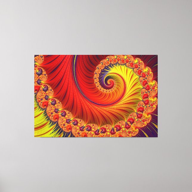 Toile Art fractal 41 (Recto)