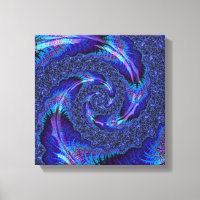 Art fractal en spirale psychédélique vibrant audac