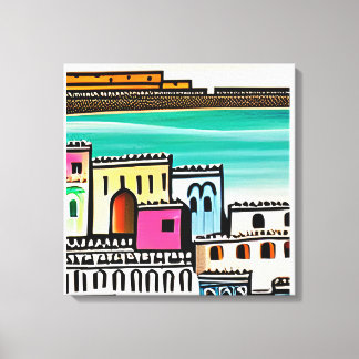 Toile art généré par l'ai