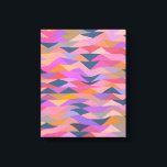 Toile Art géométrique Abstrait coloré dans le violet<br><div class="desc">Ajoutez de la couleur à vos murs avec ce Triangle Abstrait brillant et audacieux dans Vivid Color Poster</div>