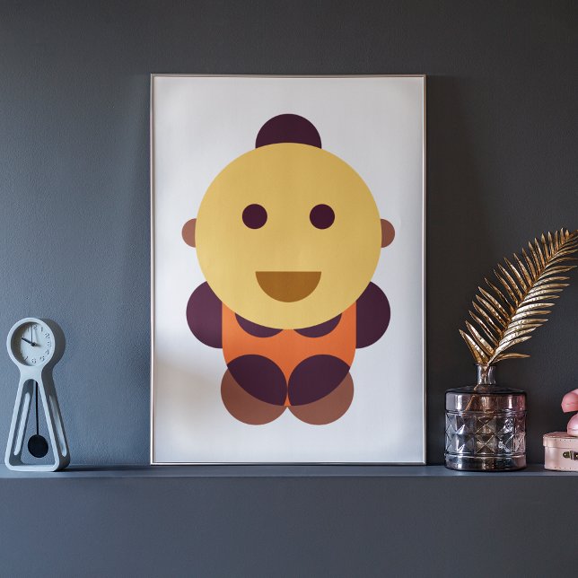 Toile Art géométrique pour bébé (Créateur téléchargé)
