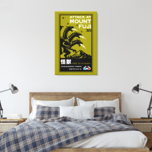 Toile Art japonais Kaiju