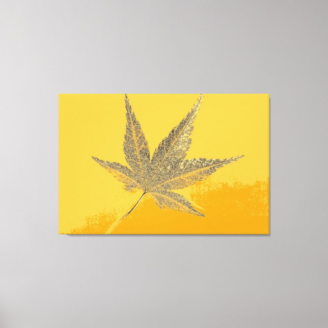 Toile Art Leaf automne 9 (Recto)
