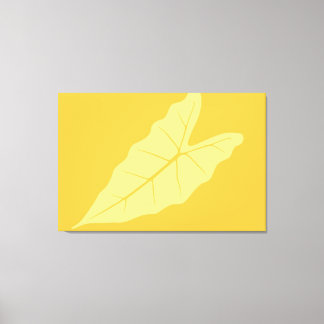 Toile Art Leaf Jaune Automne 2