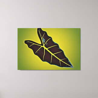 Toile Art Leaf Yellow Automne 4
