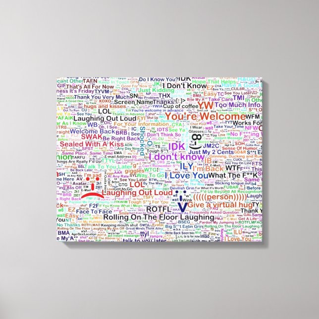 Toile Art Lingo conversation (Recto)