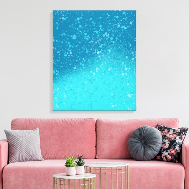 Toile Art minimaliste : Glace brisée (Insitu(Salon))