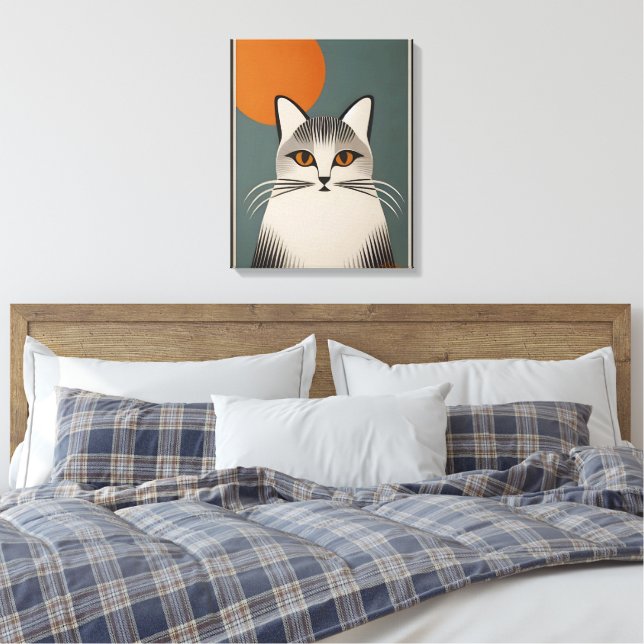 Toile Art Moderne Du Milieu Du Siècle (Insitu(Chambre))