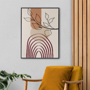 Toile Art Moderne Du Milieu Du Siècle, Étendu Grande Fin