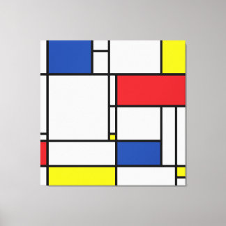 Toile Art Moderne Géométrique Minimaliste De Stijl Mondr