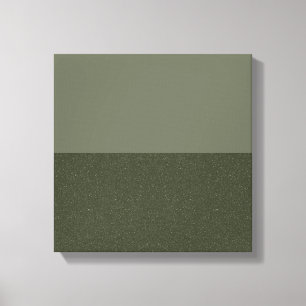 Toile Art Moderne Moss Green Split Peinture murale (Pers