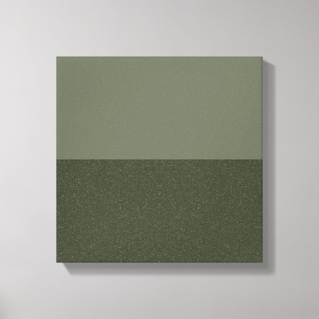 Toile Art Moderne Moss Green Split Peinture murale (Pers (Recto)