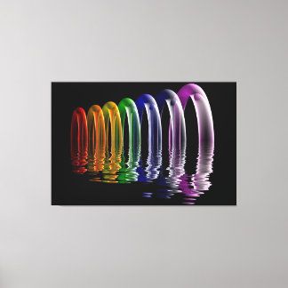 Toile Art multidimensionnel abstrait