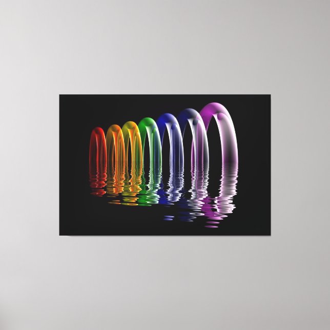 Toile Art multidimensionnel abstrait (Recto)