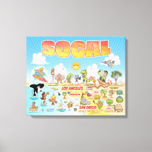 Toile Art mur SoCal