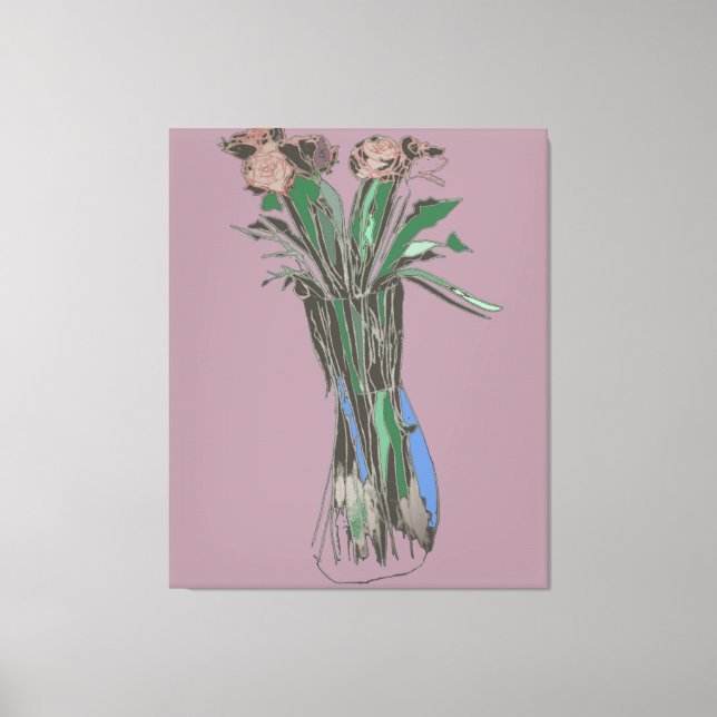 Toile Art Mur Triptyque ImparfaitFleurs encore en fleurs (Recto)