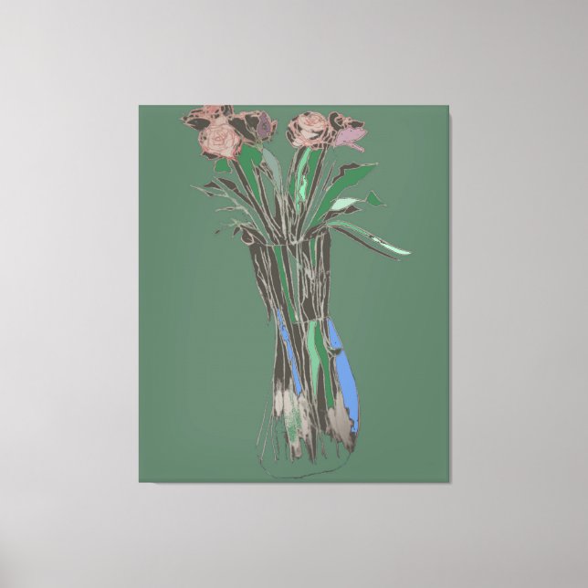 Toile Art Mur Triptyque ImparfaitFleurs encore en fleurs (Recto)